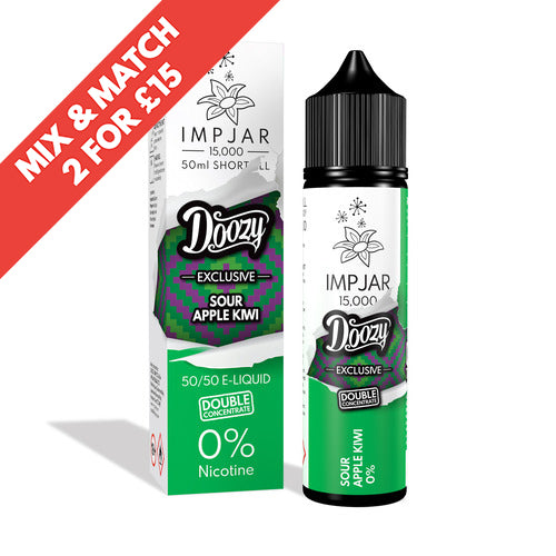 IMP X Doozy | Sour Apple Kiwi | 50ml Shortfill