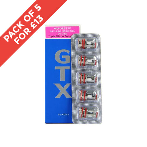 VAPORESSO | Genuine | GTX Coil | 0.20 ohm 0.40 ohm 0.80 ohm | Selling Fast | UK