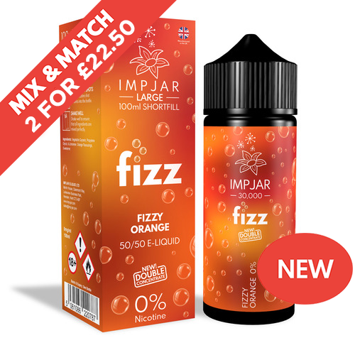 IMP JAR FIZZ | Fizzy Orange | 100ml Shortfill