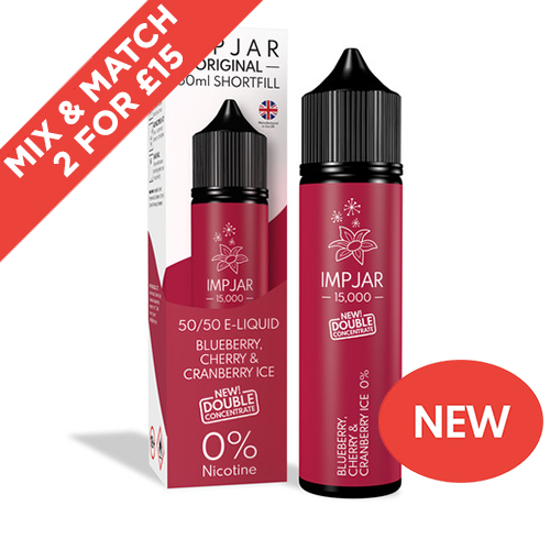 IMP JAR | Blueberry Cherry & Cranberry Ice | 50ml Shortfill