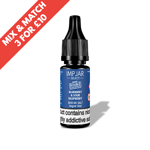 Blueberry & Sour Raspberry Imp Jar Select 10ml Nic Salt