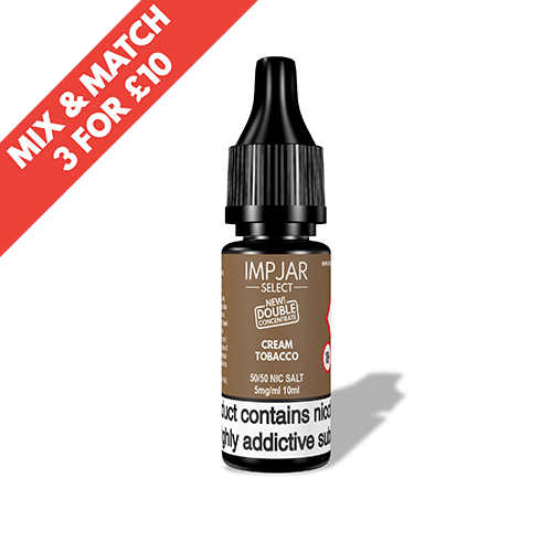 Cream Tobacco Imp Jar Select 10ml Nic Salt
