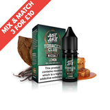 JUST JUICE | Genuine | Nic Salts | 10ml Tobacco | All Flavours | 5mg 11mg 20mg | Selling Fast | UK