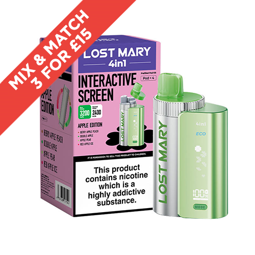 LOST MARY | 4 IN 1 | EDITION POD KIT | ALL FLAVOURS | SELLING FAST | UK