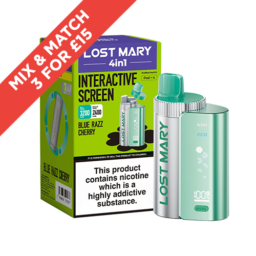 LOST MARY | 4 IN 1 | POD KIT | ALL FLAVOURS | SELLING FAST | UK
