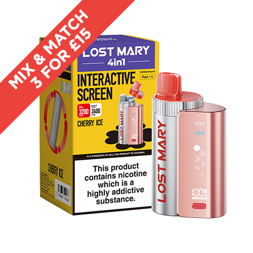 LOST MARY | 4 IN 1 | POD KIT | ALL FLAVOURS | SELLING FAST | UK