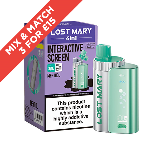 LOST MARY | 4 IN 1 | POD KIT | ALL FLAVOURS | SELLING FAST | UK