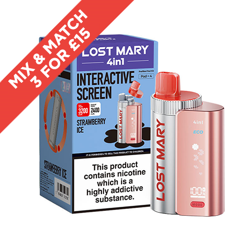 LOST MARY | 4 IN 1 | POD KIT | ALL FLAVOURS | SELLING FAST | UK