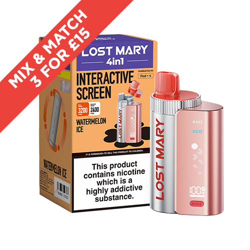LOST MARY | 4 IN 1 | POD KIT | ALL FLAVOURS | SELLING FAST | UK