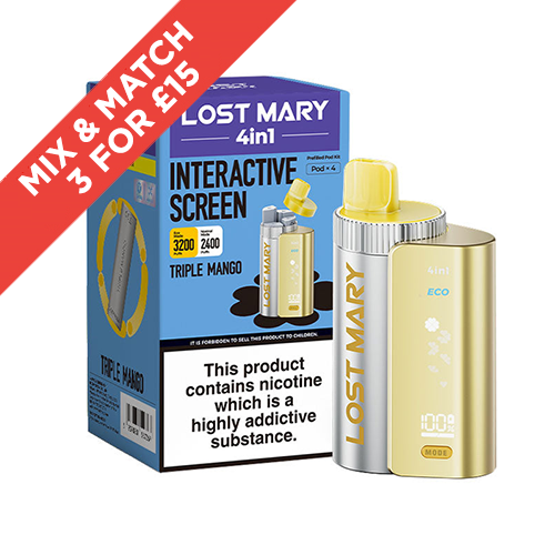 LOST MARY | 4 IN 1 | POD KIT | ALL FLAVOURS | SELLING FAST | UK