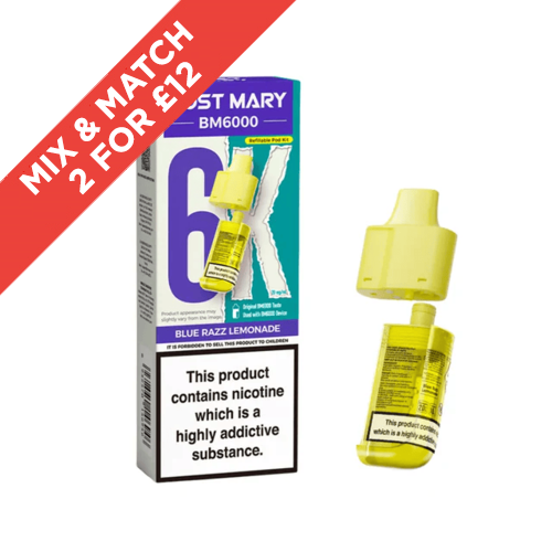 LOST MARY | BM6000 | REFILL PODS | ALL FLAVOURS | SELLING FAST | UK