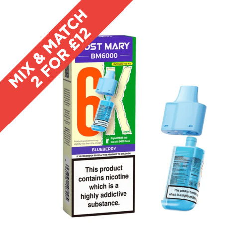 LOST MARY | BM6000 | REFILL PODS | ALL FLAVOURS | SELLING FAST | UK