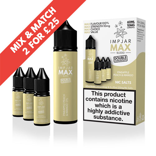 IMP JAR MAX | Pineapple Peach & Mango | 60ml Longfill