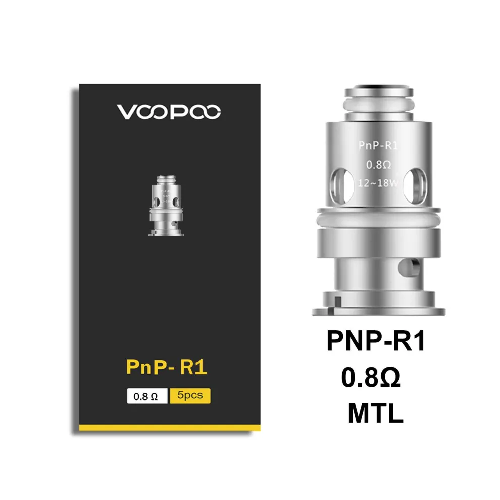 VOOPOO | Genuine | PNP | R1 R2 Coils | 0.8 ohm 1.0 ohm | UK