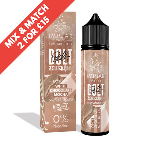 IMP X Zeus | White Chocolate Mocha | 50ml Shortfill