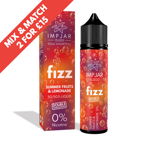 IMP JAR FIZZ | Summer Fruits & Lemonade | 50ml Shortfill