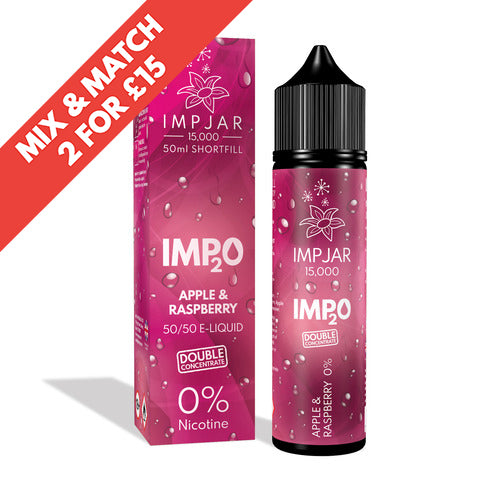 IMP JAR IMP2O | Apple & Raspberry | 50ml Shortfill