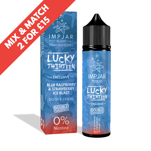 IMP JAR X LUCKY 13 | Blue Raspberry & Strawberry Ice Blast