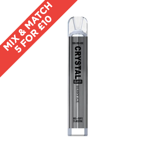 CRYSTAL BAR | Genuine | Disposable | 20MG | All Flavours | UK | MHRA