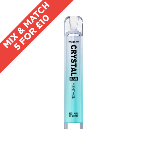 CRYSTAL BAR | Genuine | Disposable | 20MG | All Flavours | UK | MHRA