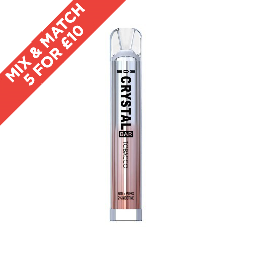 CRYSTAL BAR | Genuine | Disposable | 20MG | All Flavours | UK | MHRA