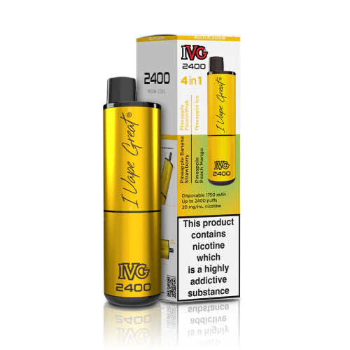 IVG | Genuine | 2400 Puff Disposable | 14 Editions | Selling Fast | UK