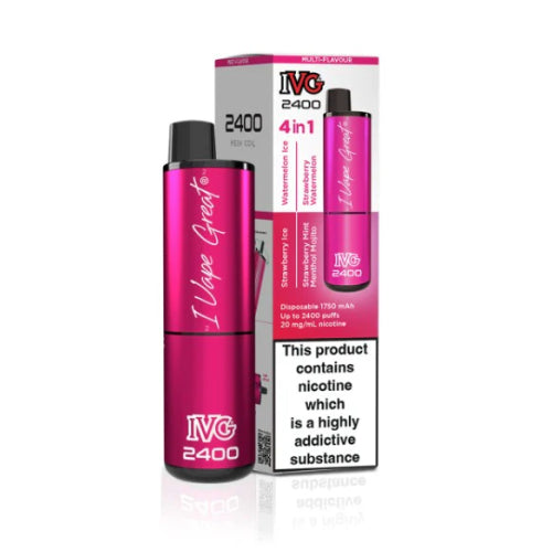 IVG | Genuine | 2400 Puff Disposable | 14 Editions | Selling Fast | UK