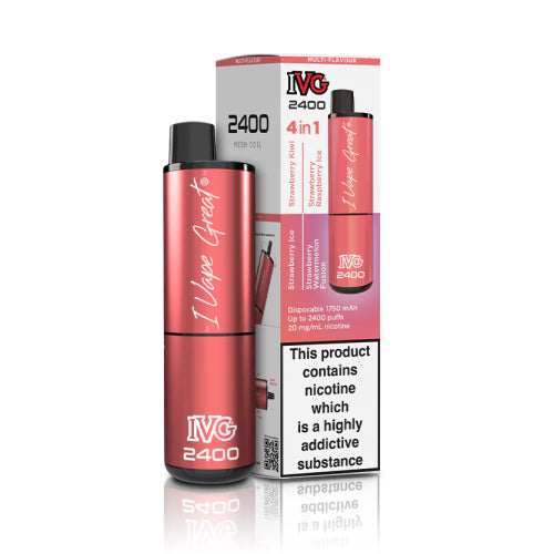 IVG | Genuine | 2400 Puff Disposable | 14 Editions | Selling Fast | UK