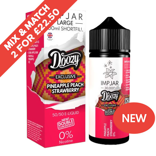 IMP X Doozy | Pineapple Peach Strawberry | 100ml Shortfill