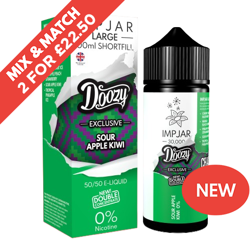 IMP X Doozy | Sour Apple Kiwi | 100ml Shortfill