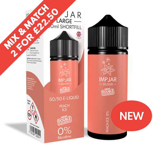 IMP JAR | Peach Ice | 100ml Shortfill