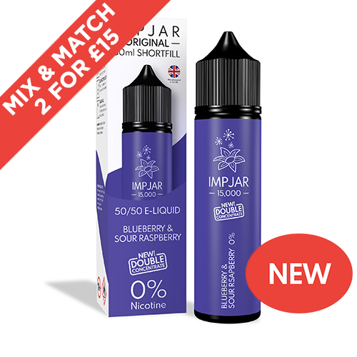 IMP JAR | Blueberry & Sour Raspberry | 50ml Shortfill