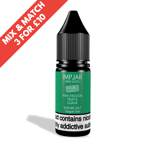 IMP JAR | Kiwi Passionfruit & Guava | 10ml Nic Salt
