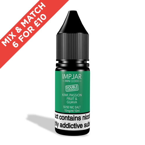 IMP JAR | Kiwi Passionfruit & Guava | 10ml Nic Salt