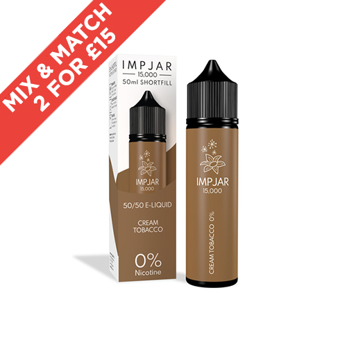 IMP JAR | Cream Tobacco | 50ml Shortfill