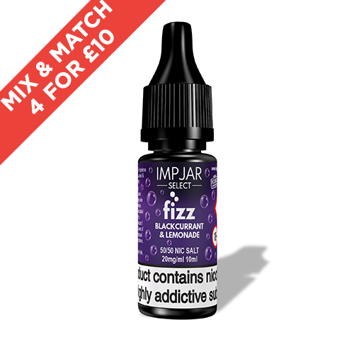 Blackcurrant & Lemonade Imp Jar Select 10ml Nic Salt