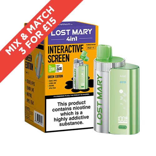 LOST MARY | 4 IN 1 | EDITION POD KIT | ALL FLAVOURS | SELLING FAST | UK