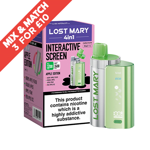LOST MARY | 4 IN 1 | EDITION POD KIT | ALL FLAVOURS | SELLING FAST | UK