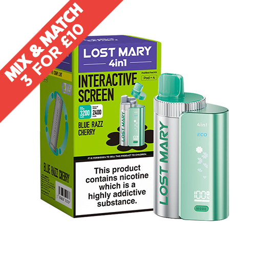 LOST MARY | 4 IN 1 | POD KIT | ALL FLAVOURS | SELLING FAST | UK