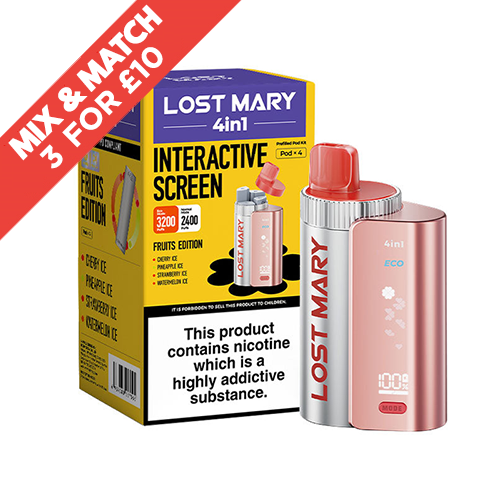 LOST MARY | 4 IN 1 | EDITION POD KIT | ALL FLAVOURS | SELLING FAST | UK