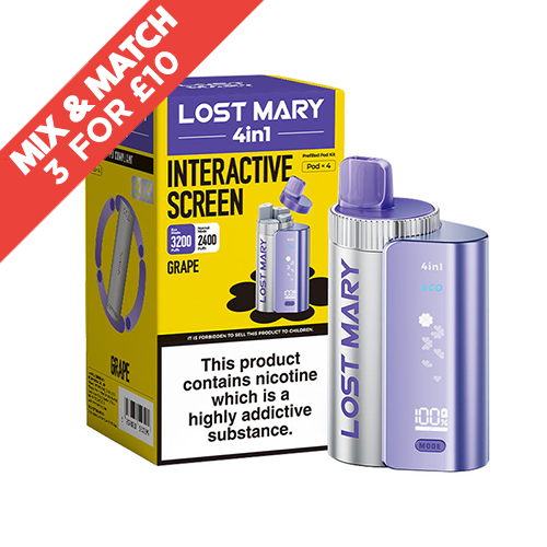 LOST MARY | 4 IN 1 | POD KIT | ALL FLAVOURS | SELLING FAST | UK
