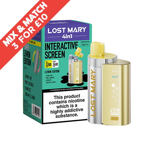 LOST MARY | 4 IN 1 | EDITION POD KIT | ALL FLAVOURS | SELLING FAST | UK