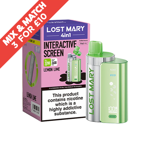 LOST MARY | 4 IN 1 | POD KIT | ALL FLAVOURS | SELLING FAST | UK