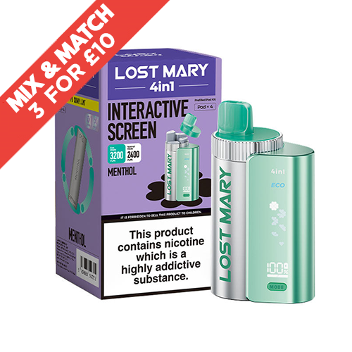 LOST MARY | 4 IN 1 | POD KIT | ALL FLAVOURS | SELLING FAST | UK