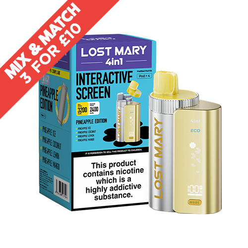 LOST MARY | 4 IN 1 | EDITION POD KIT | ALL FLAVOURS | SELLING FAST | UK