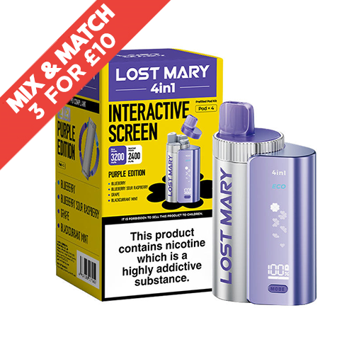 LOST MARY | 4 IN 1 | EDITION POD KIT | ALL FLAVOURS | SELLING FAST | U LOST MARY | 4 IN 1 | EDITION POD KIT | ALL FLAVOURS | SELLING FAST | U