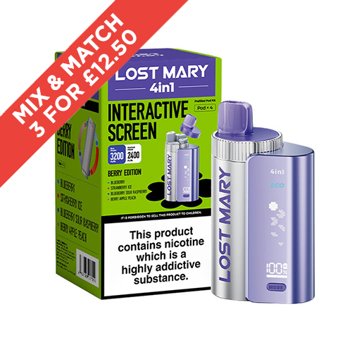 LOST MARY | 4IN1 EDITION POD KIT | ALL FLAVOURS | SELLING FAST | UK