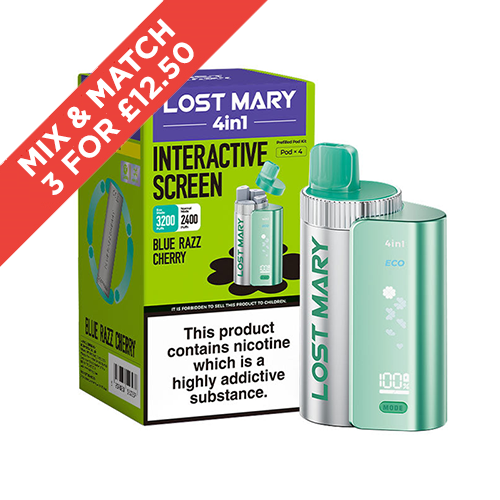 LOST MARY | 4 IN 1 | POD KIT | ALL FLAVOURS | SELLING FAST | UK