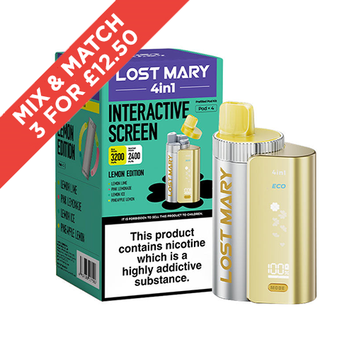 LOST MARY | 4IN1 EDITION POD KIT | ALL FLAVOURS | SELLING FAST | UK
