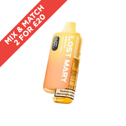 LOST MARY | BM6000 | REFILLABLE KIT | ALL FLAVOURS | SELLING FAST | UK